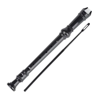 1 комплект ABS Пластиковая флейта 8 отверстий G Аппликатура клавиши Флейта с чистящим стержнем для музыки