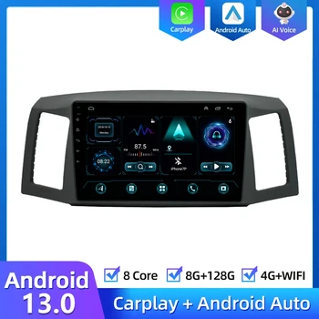 10-дюймовый Android13 Мультимедиа для JEEP Grand Cherokee WK 2004-2007 Авто Радио Стерео Carplay Авто GPS BT RDS Навигационное головное устройство