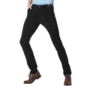 2023 новое поступление высококачественные повседневные брюки мужские, мужские умные брюки, черные брюки, плюс-размер 1555