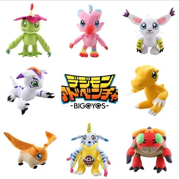 30 см Digimon Adventure Аниме Плюшевое театральное издание Agumon Tailmon плюшевые игрушки Коллекционная модель Игрушки Кукла Мальчики Девочки Подарок