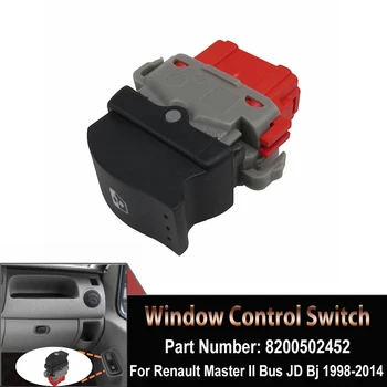 8200502452 8200199518 Базовая кнопка управления автомобильными стеклоподъемниками для Renault Master MK2 1998-2012 Автоаксессуары