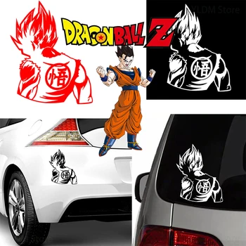 Dragon Ball Goku Наклейка Super Saiyan Авто Модные наклейки Наклейки Водонепроницаемый ноутбук Багажник Наклейка для детей Игрушки Подарок на день рождения