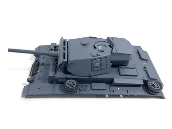Heng Long 1/16 3848 Panzer III RC Tank Replacement Пластиковая верхняя часть корпуса с башней