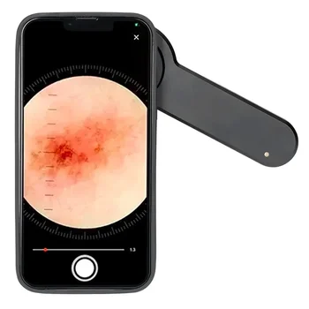 IBOOLO DE-3100 Новый дизайн Мобильный дерматоскоп для смартфона, лучшие клинические изображения Аппарат для анализа кожи Дермоскоп