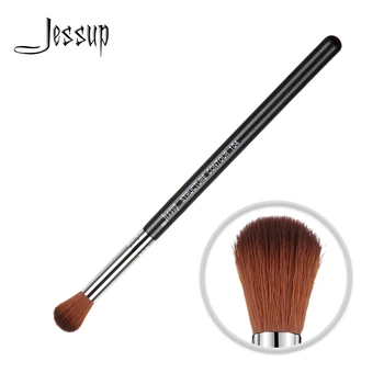 Jessup 1 шт. Одна кисть для макияжа Высококачественная профессиональная кисть для волос из волокна с деревянной ручкой STRUCTURE CONTOUR-104