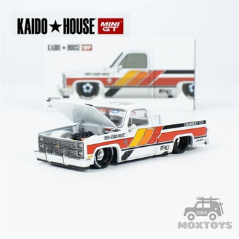 Kaido House x MINI GT 1:64 Chevrolet Silverado KAIDO WORKS V1 Литая модель автомобиля
