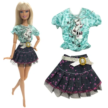 NK 1 Set 30CM Princess Dress Красивое платье ручной работы для вечеринок Модная юбка для куклы Барби Аксессуары Лучшая подарочная игрушка для девочек