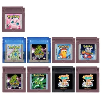 Pokemon Prism Pink GBC Game Cartridge 16-битная карта для игровой консоли Grape Christmas для GBC GBA