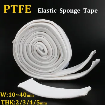 PTFE Эластичная губчатая лента Уплотнительная лента Расширенные полосы из ПТФЭ Высокотемпературная кислотно-щелочная коррозионная стойкость Толщина 2 3 4 5 мм