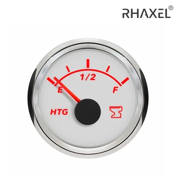RHAXEL Датчик уровня в резервуаре для хранения 52 мм 0-190 Ом 240-33 Ом Сигнал с красной подсветкой для RV Yachts Universal 12V 24V