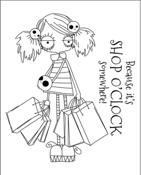 Shopping Girl Изысканные прозрачные штампы из силиконовой резины / Рождественский альбом ручной работы для детской декоративной продукции
