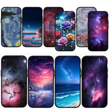 Sky Universe Galaxy Color Starry Cover Чехол для телефона для Apple iPhone 15 14 13 12 11 Pro XS Max XR 6 SE 6S Plus + 14+SE Чехол