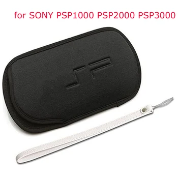 Soft Screen Защитная сумка для хранения с ремешком для ручного запястья для консоли Sony PlayStation PSP 1000 2000 3000