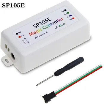 SP105E Bluetooth WS2811 WS2812B светодиодный контроллер SP108E SK6812 RGB/RGBW SP107E SP106E WS2812 пикселей Светодиодная лента DC5V-24V