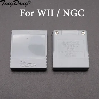 TingDong SD Memory Flash WISD Card Stick Адаптер Конвертер Адаптер Кардридер Считыватель карт для игровой консоли Wii NGC GameCube
