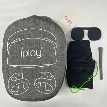 Upgrade VR Аксессуары для портативной сумки для хранения на молнии PS VR2 с защитным чехлом для объектива + сумка для хранения Жесткая сумка для защиты EVA