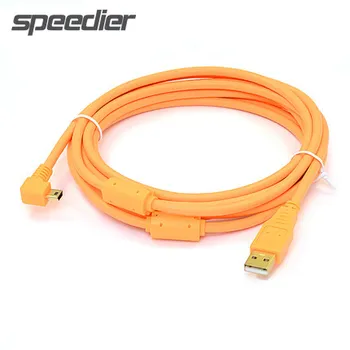 USB 2.0 Mini USB - Кабель для камеры USB Хорошо видимый оранжевый позолоченный штекер выдерживает подключение кабеля для съемки камеры в режиме онлайн
