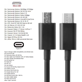 USB 3.1 Type-C - USB 2.0 Micro-B Micro USB Кабель адаптера для зарядки и передачи данных