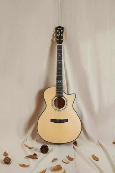 VOKI Edge Sittica Spruce из массива дерева гриф finger guitar