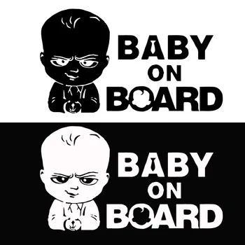 Автомобильная наклейка Baby on Board Забавные наклейки для автомобильных аксессуаров KK Винил Ussr Автомобильный стайлинг и для декорирования кузова окон