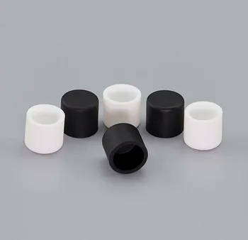  белый / черный 54,5 мм силиконовая резина круглые крышки защита прокладка пылезащитная крышка пылезащитного уплотнения торцевые крышки для трубы болт мебель