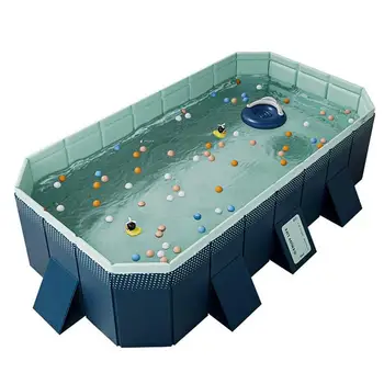 Большие бассейны для семейного бассейна Прямоугольный надувной бассейн Ванна для купания Открытый бассейн для детей бесплатная доставка