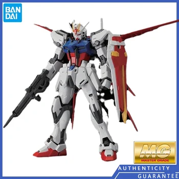 [В наличии] Bandai MG 1/100 Aile Strike Gundam Rm Hd Собранные модели Игрушки Аниме Куклы Украшения Украшения Подарки Мужчины