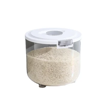  Ведро для риса Бытовая защита от насекомых Влагостойкая герметичная коробка для хранения пищевого риса Резервуар для хранения рисового горшка