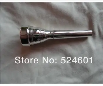  Высокое качество Bb Trumpet 7C 5C 3C Аксессуары для небольших инструментов Чистая медь Горловина Посеребренная поверхность Трубное сопло