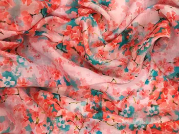 Высококачественная чистая ткань рами Тонкие и непроницаемые ткани для цифровой печати tissu Высококачественная одежда цельный материал для платья