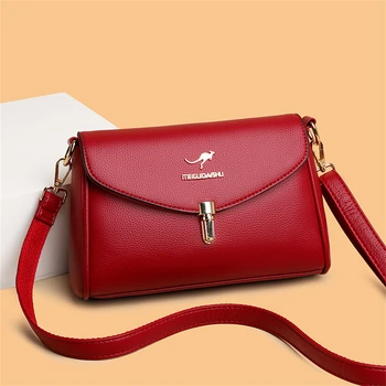 Высококачественные кожаные сумки-мессенджеры через плечо Женские сумки Дизайнерские маленькие сумки и кошельки Женская сумка через плечо люксового бренда Sac