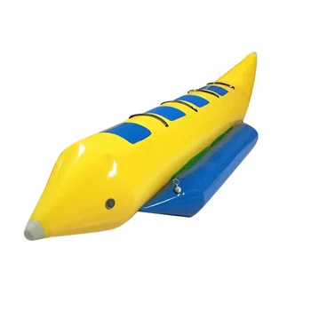  Горячая распродажа 4 места надувная банановая лодка летучая рыба буксируемая труба аквапарк игры