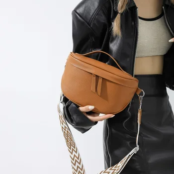 Дизайнерские роскошные женские сумки через плечо Высококачественная мягкая кожаная нагрудная сумка Сумка Модная женская поясная сумка Трендовые нагрудные пакеты