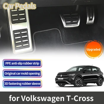 Для Volkswagen VW T-Cross Cross Cross C11 2018 2019 2020 2021 2022 2023 AT MT Автоматические педали Акселератор Тормоз Без педали сверления