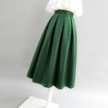 Женская новая пышная пышная юбка А-силуэта из толстого синилла большой осенне-зимний новый юбка 2022 года юбка harajuku женская юбка