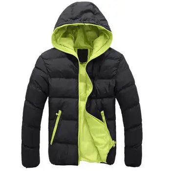 Зимняя куртка Пальто с капюшоном для мужчин Толстая теплая зимняя куртка Мужская ветрозащитная парка Зимняя куртка Куртка с капюшоном Мужская ветрозащитная парка