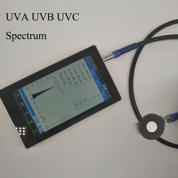 Интенсивность света мВт/см2 УФ-спектрометр UVA UVB UVC для измерителя излучения расширить оптоволоконный датчик