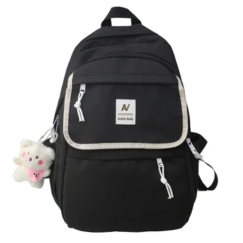 Модный дышащий рюкзак Женская сумка 2022 Trend Школьная сумка большой емкости для студентов Путешествия на открытом воздухе Новая женская сумка