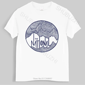 Мужская хлопковая футболка Национальная футболка Национальная группа Handdrawn Line Art Музыка Спите хорошо Beast Trouble унисекс футболка унисекс