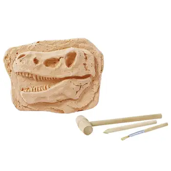 Набор для раскопок динозавров Реалистичные окаменелости Игрушки Набор для раскопок Забавный набор для археологии Развивающие детские игрушки для подарка на вечеринку в возрасте 3-10 лет