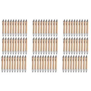 Наборы шариковых ручек Разное количество Пишущий инструмент из бамбукового дерева(90 комплектов)