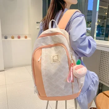 Новый водонепроницаемый нейлоновый женский рюкзак женский дорожный рюкзак рюкзаки школьная сумка для девочек-подростков Kawaii Cute Bookbag Mochila Bookbag