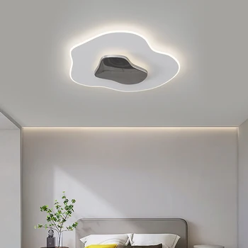 Новый креативный Современные светодиодные потолочные светильники с гравировкой для гостиной Детская спальня Детская спальня офисный пульт дистанционного управления с регулируемой яркостью