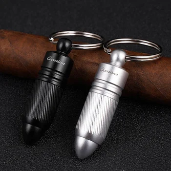  Портативный нож для сигар из алюминиевого сплава с отверстием для сигар с брелоком 8 мм Аксессуары для курения
