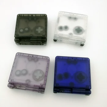 Прозрачный Прозрачный Белый Прозрачный черный Прозрачный синий Прозрачный фиолетовый Для GameBoy Advance SP Оболочка для консоли GBA SP Корпус Чехол