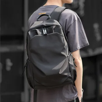  рюкзак для мужчин 2024 года Новая мода Легкая сумка для ноутбука Ниша Текстура Большая емкость Простой дорожный рюкзак