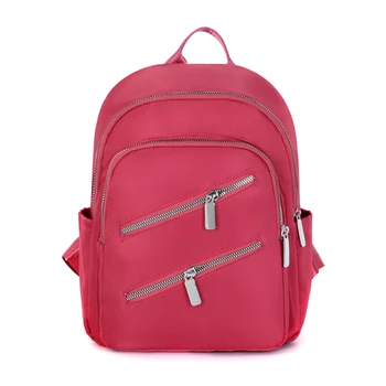 Рюкзак Дорожные рюкзаки Книжная сумка для женщин и мужчин Рюкзак для студентов небольших школ и колледжей Прочный водостойкий розовый