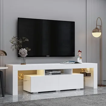  спальня современный роскошный тумба для телевизора гостиная глянцевая медиа консоль шкаф стол для телевизионных стоек комод белый светодиодный телевизор подставка
