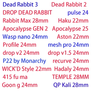 Сумка для покупок товаров для дома для перезагрузки с Aston haku wasp nano Dead Rabbit v2 3 Apocalypse gen 2 25 qp TEMPLE 28 мм профиль bf bags