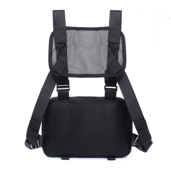 Тактический жилет на открытом воздухе нагрудная сумка для отдыха портативная функциональная сумка YKK застежка-молния городской черный